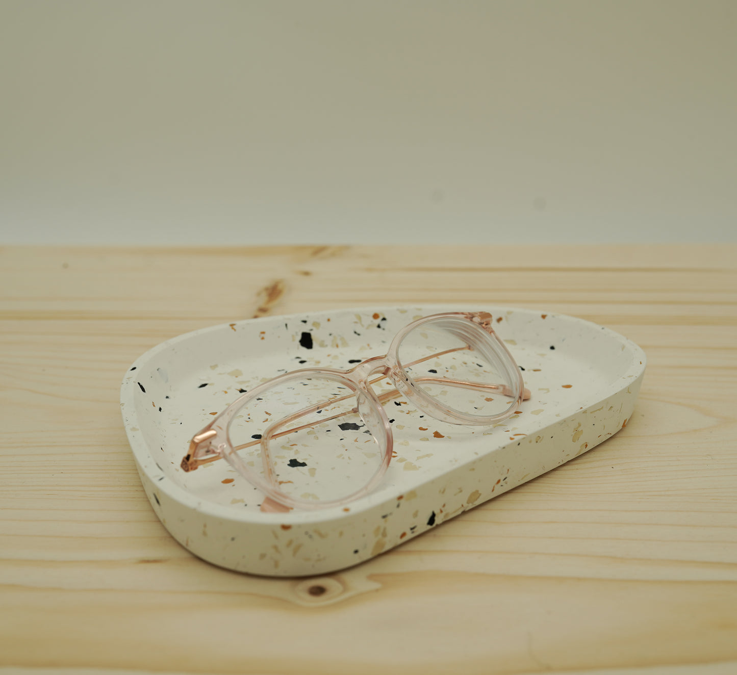 Dekoschale in Terrazzo-Optik