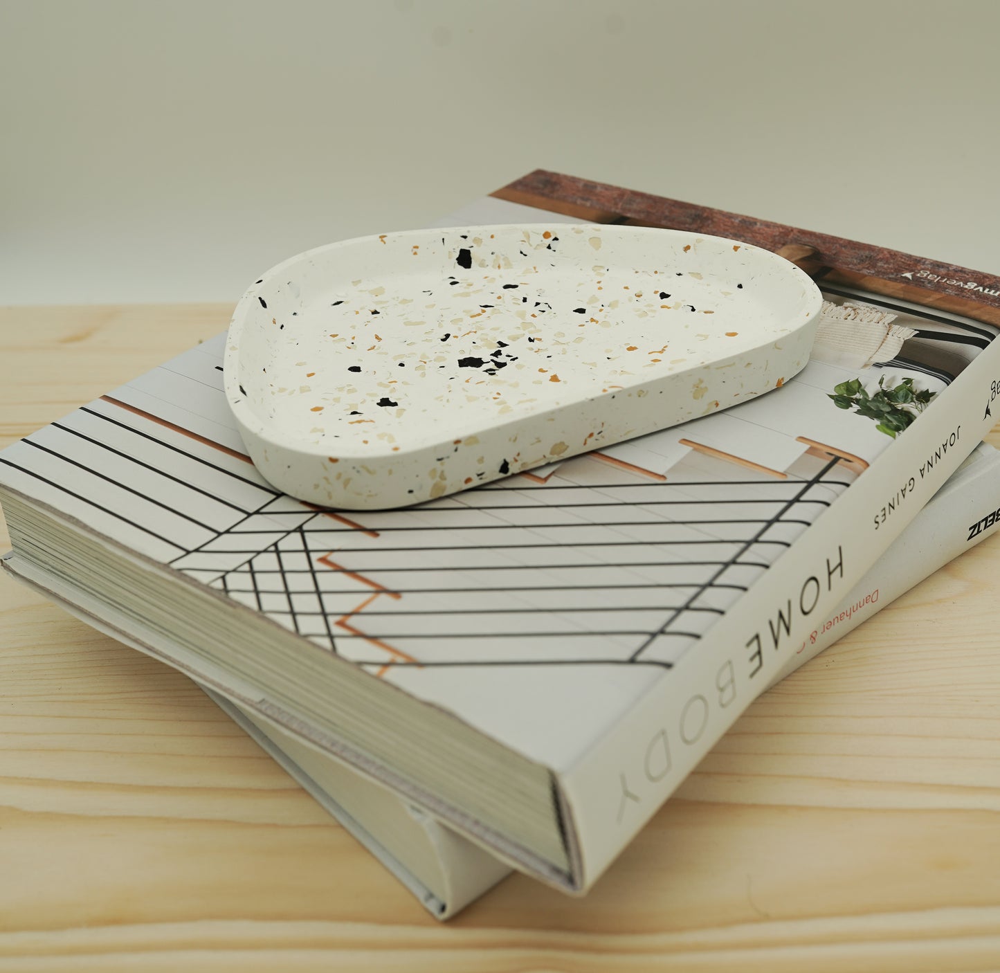 Dekoschale in Terrazzo-Optik