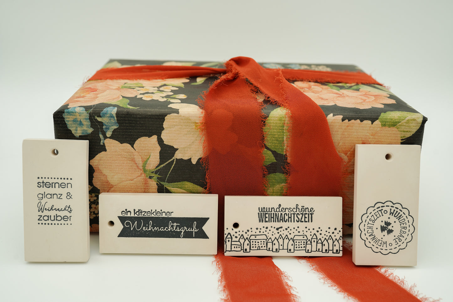 Anhänger Weihnachten - eckig