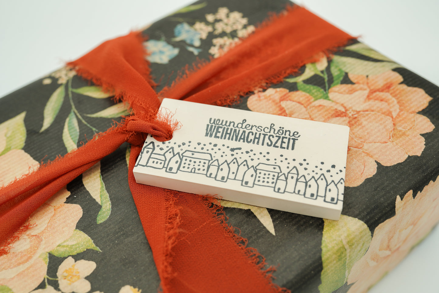 Anhänger Weihnachten - eckig