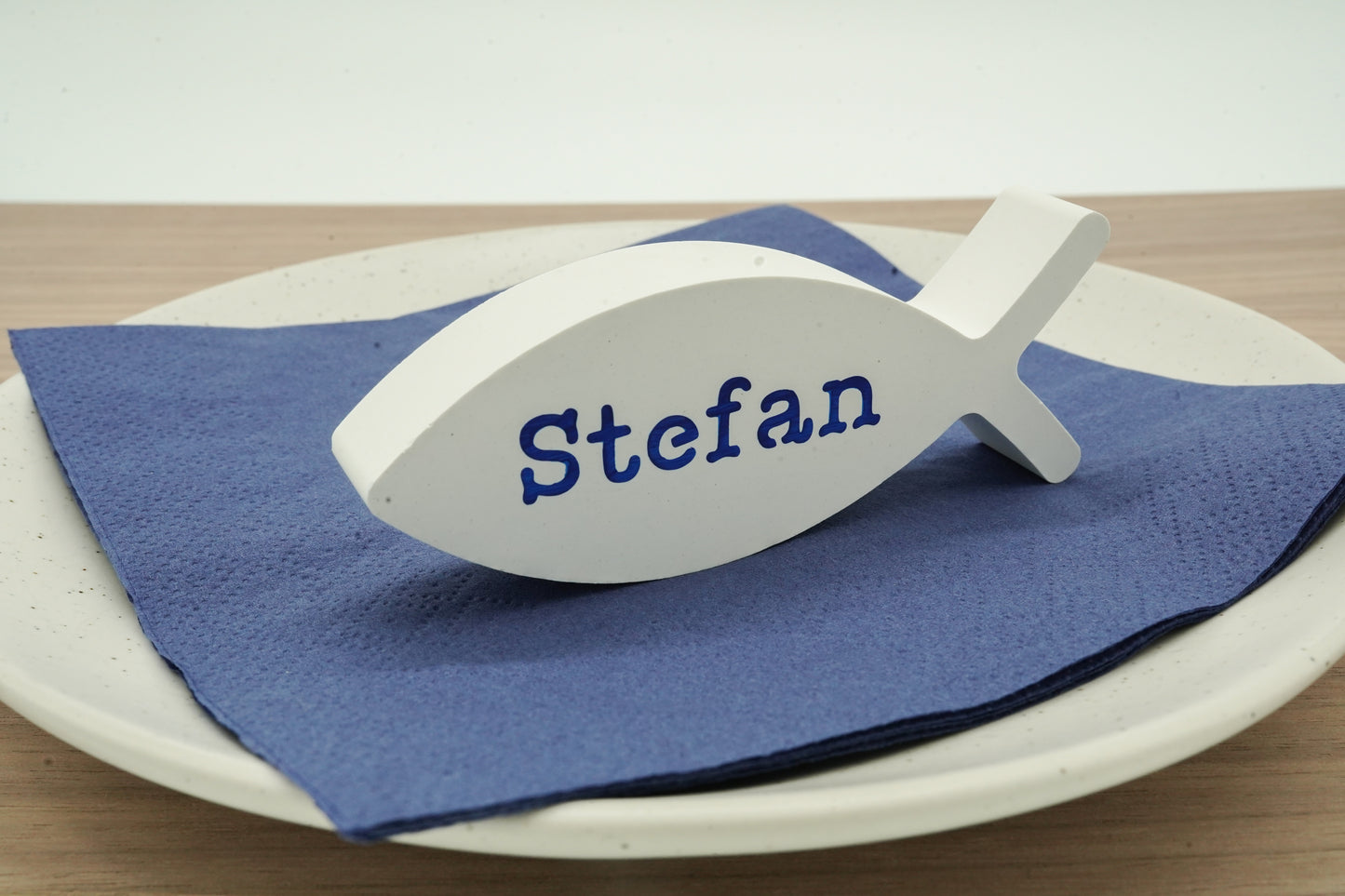 Namensschild - Taufe Fische