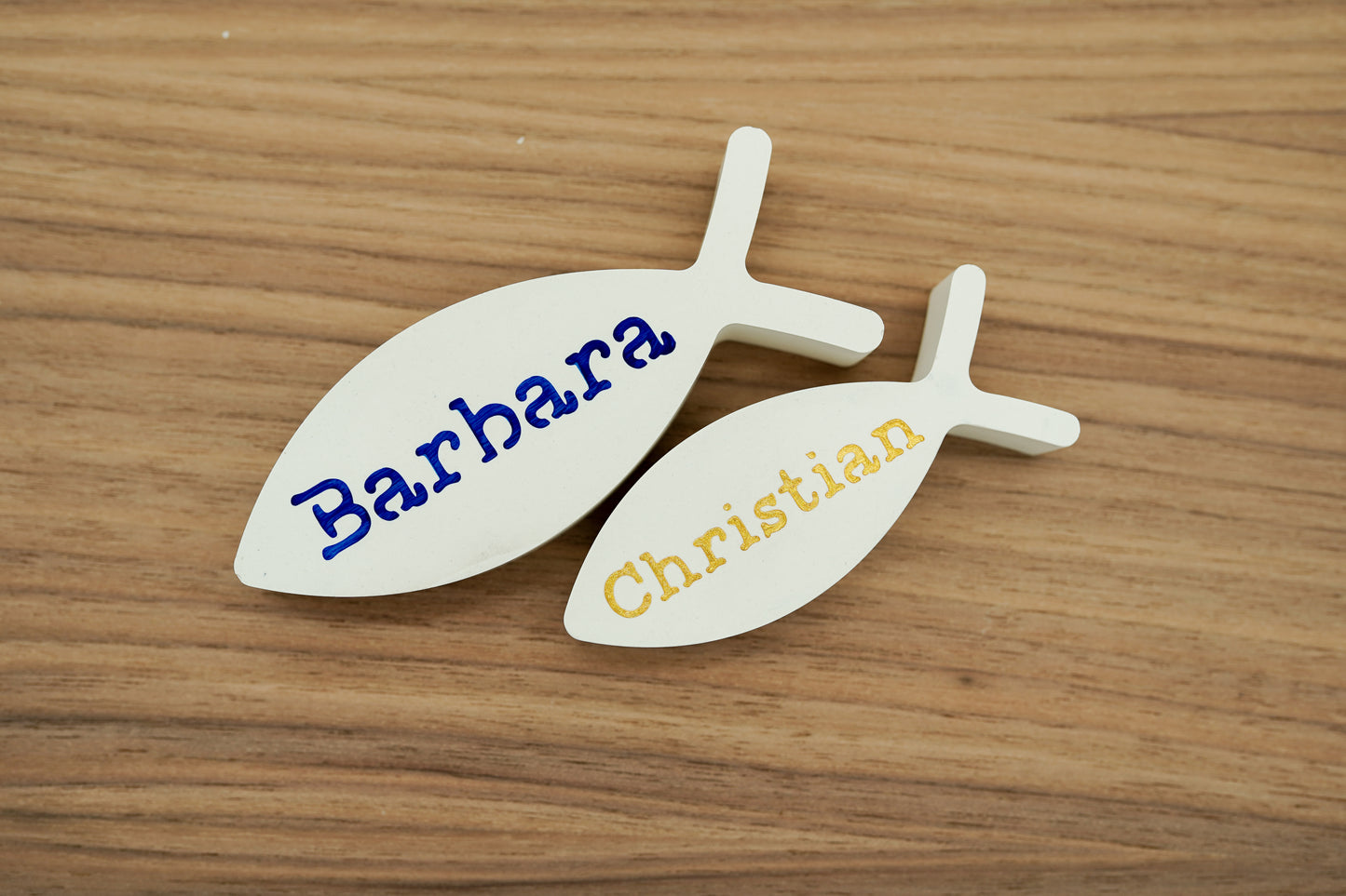 Namensschild - Taufe Fische