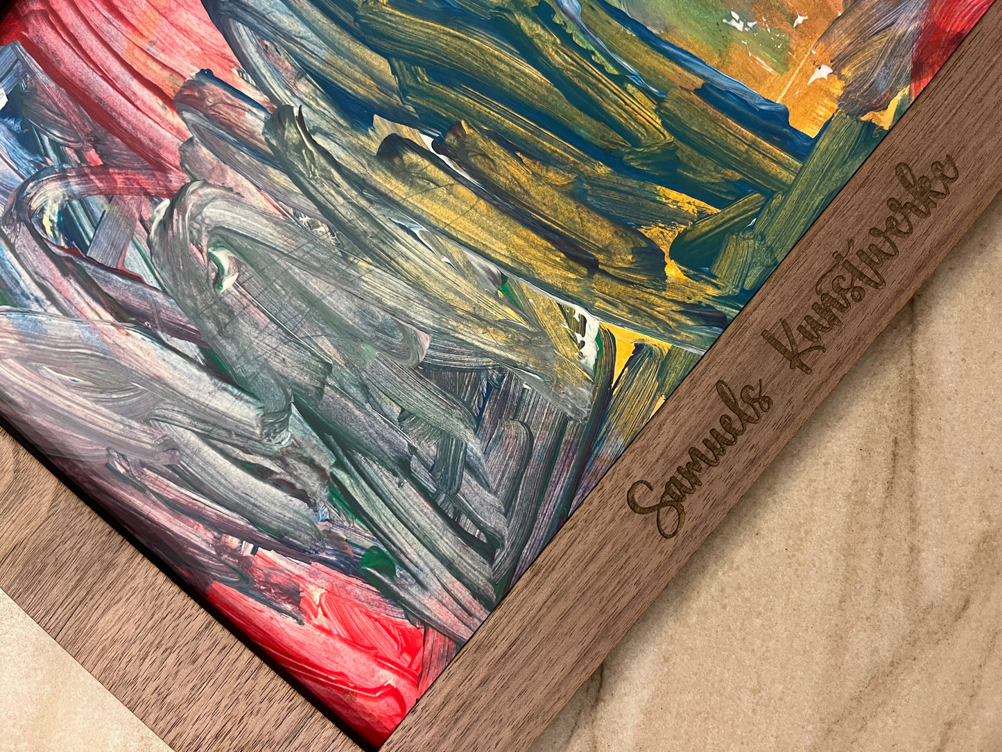 Bilderrahmen für Kinderkunst